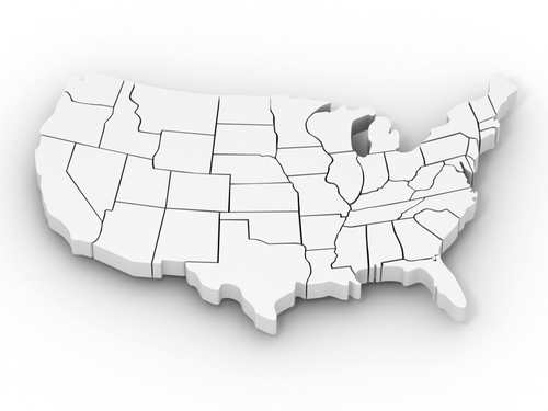 Grey-US-Map