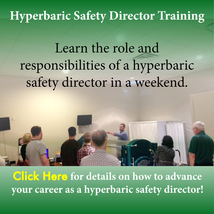 Hyperbaric Safety Director Course email sign up 750 w
